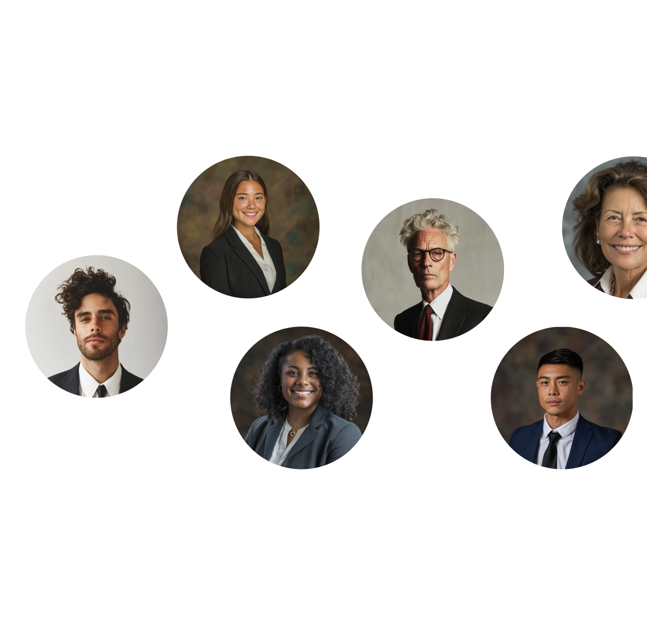 Portraits of the legal standards committee members