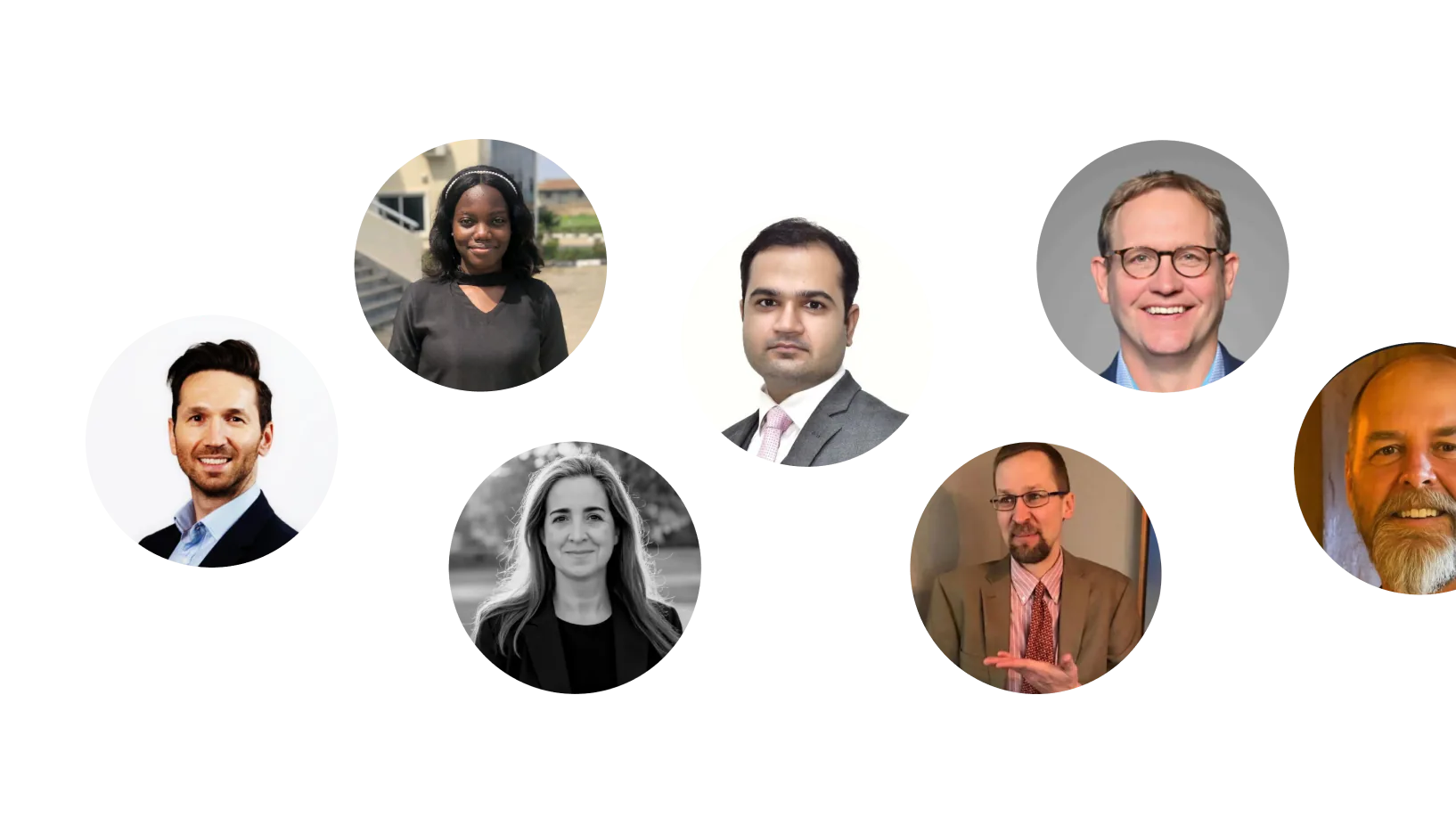 Portraits of the legal standards committee members